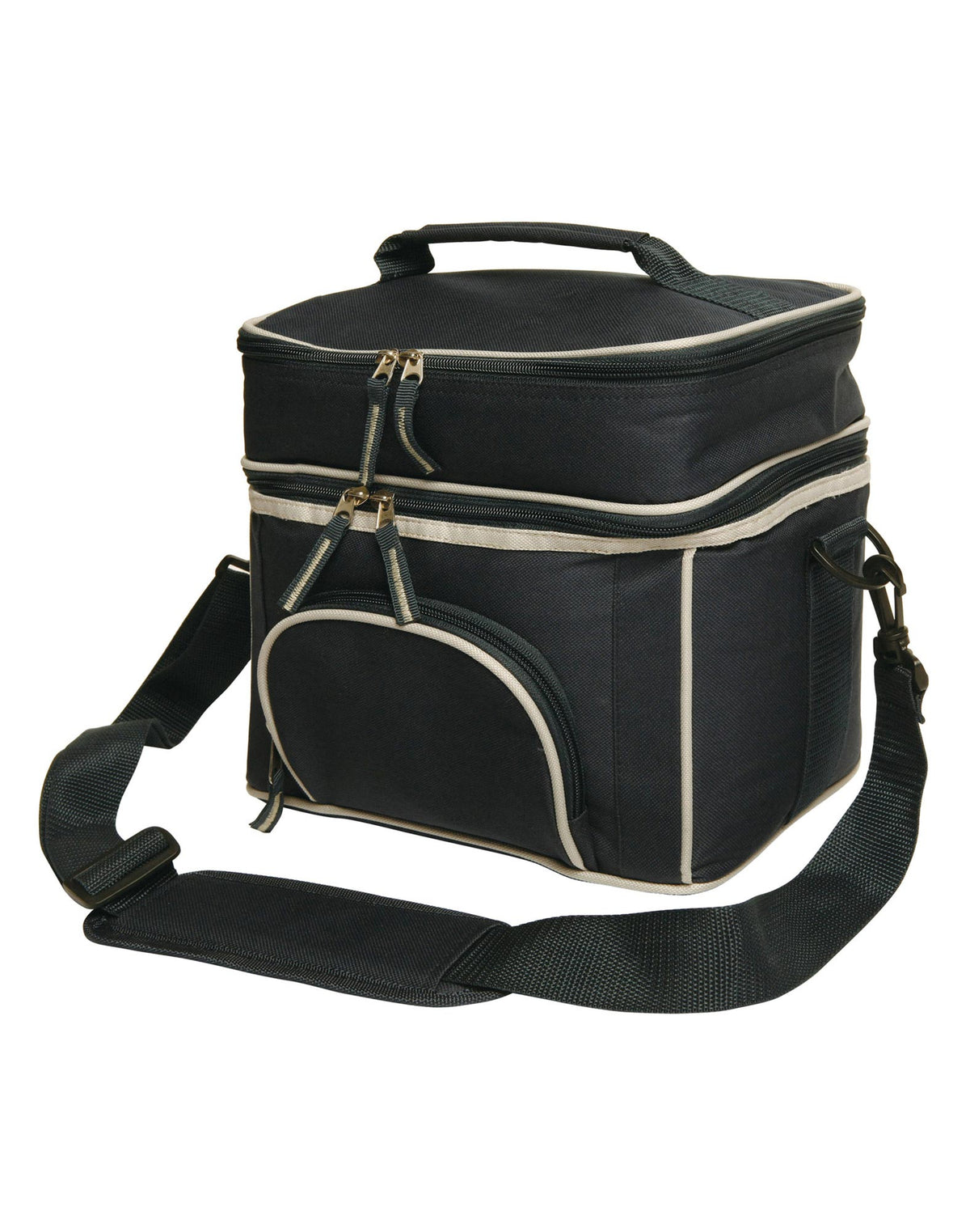 Travel Cooler Bag - B6002 - Black / Silver