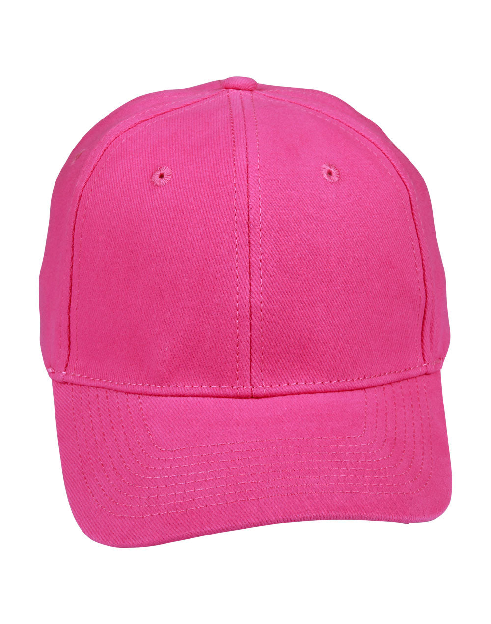 Heavy Brushed Cotton Cap - CH01 - Hot Pink
