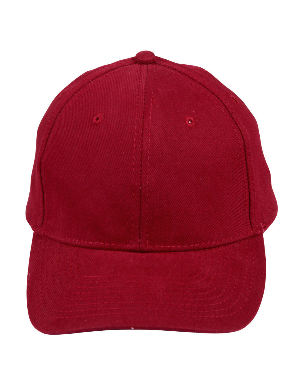 Heavy Brushed Cotton Cap - CH01 - Maroon