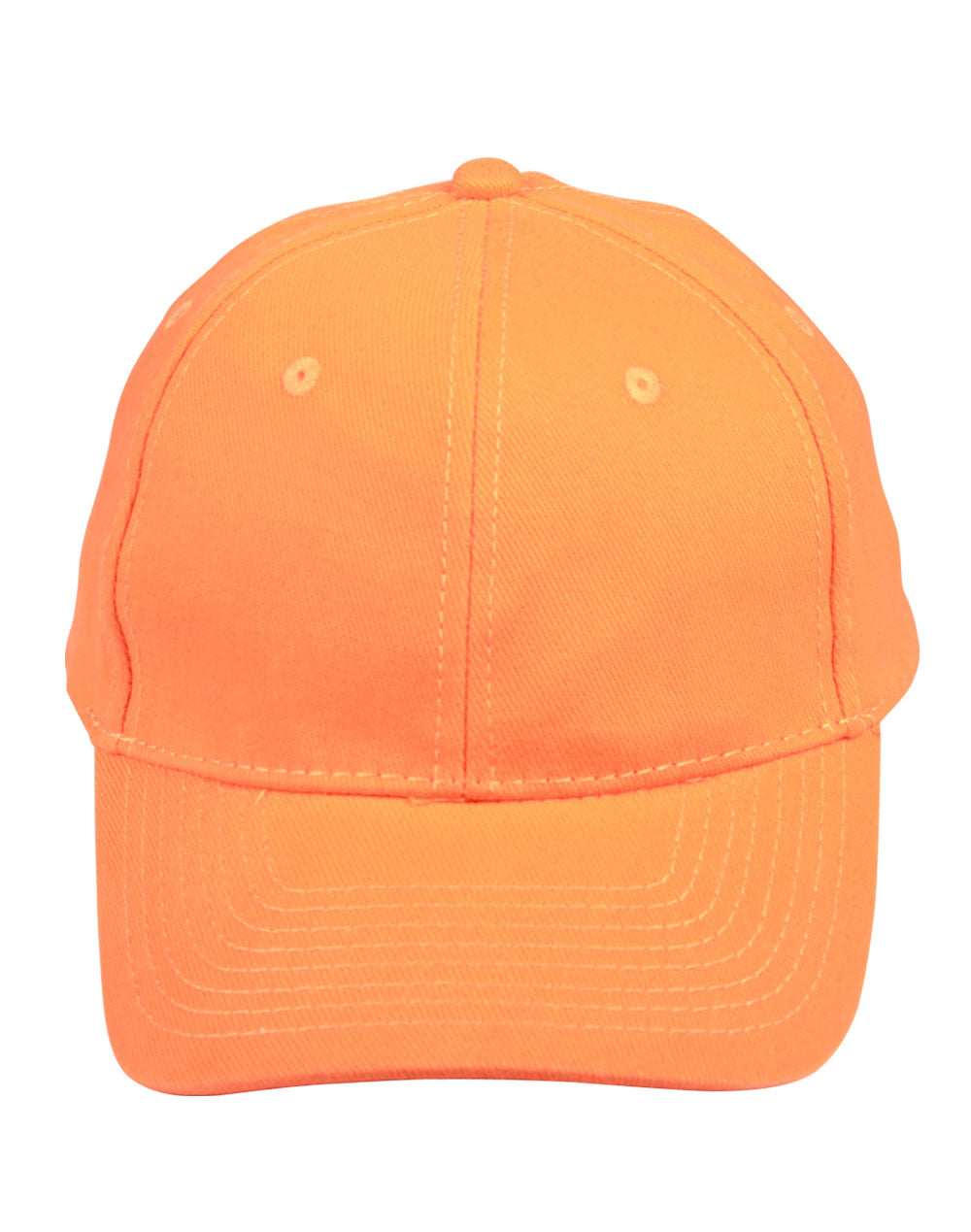 Heavy Brushed Cotton Cap - CH01 - Orange