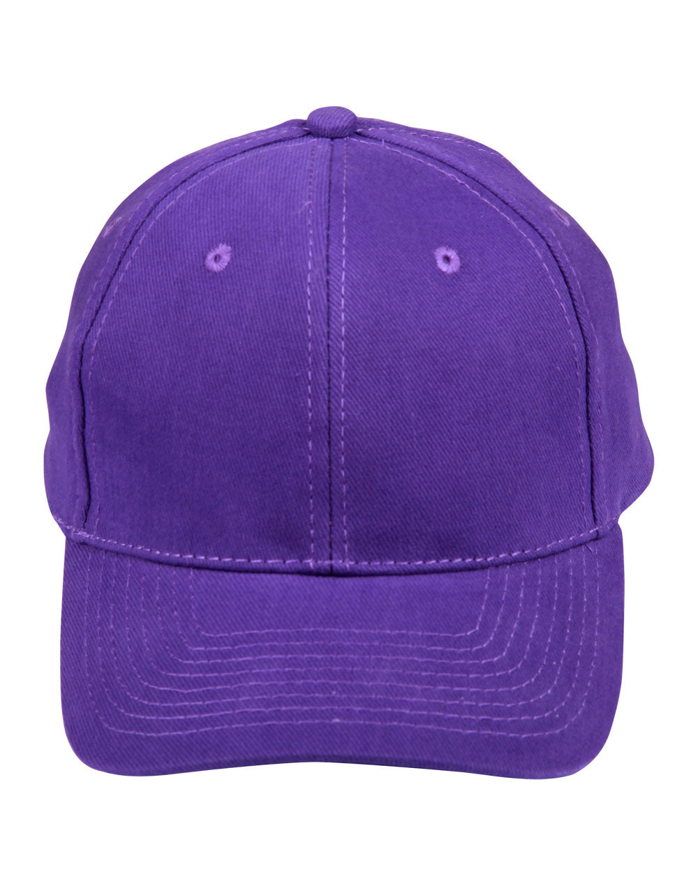 Heavy Brushed Cotton Cap - CH01 - Purple