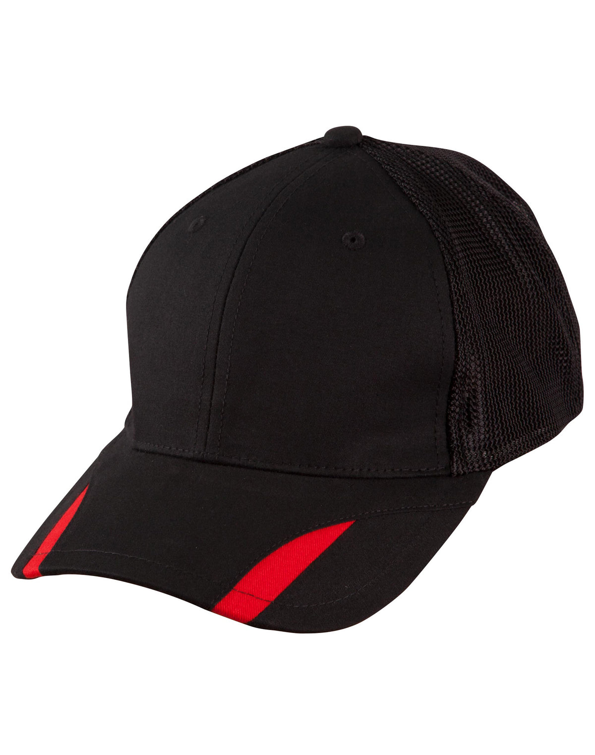 Contrast Peak Trim Cap - CH41 - Black / Red