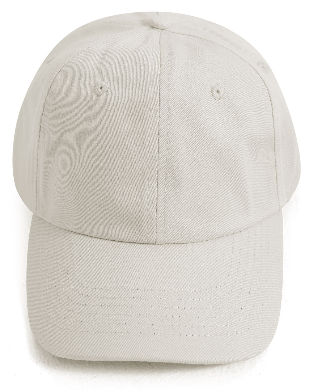 Cotton Twill Unstructured Cap - CH55 - Natural