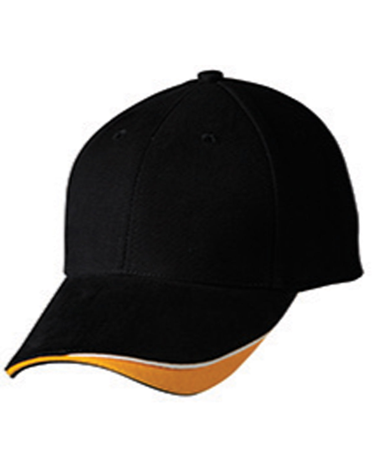 The edge, two tone heavy brushed sandwich peak - CH68 - Navy / White / Gold