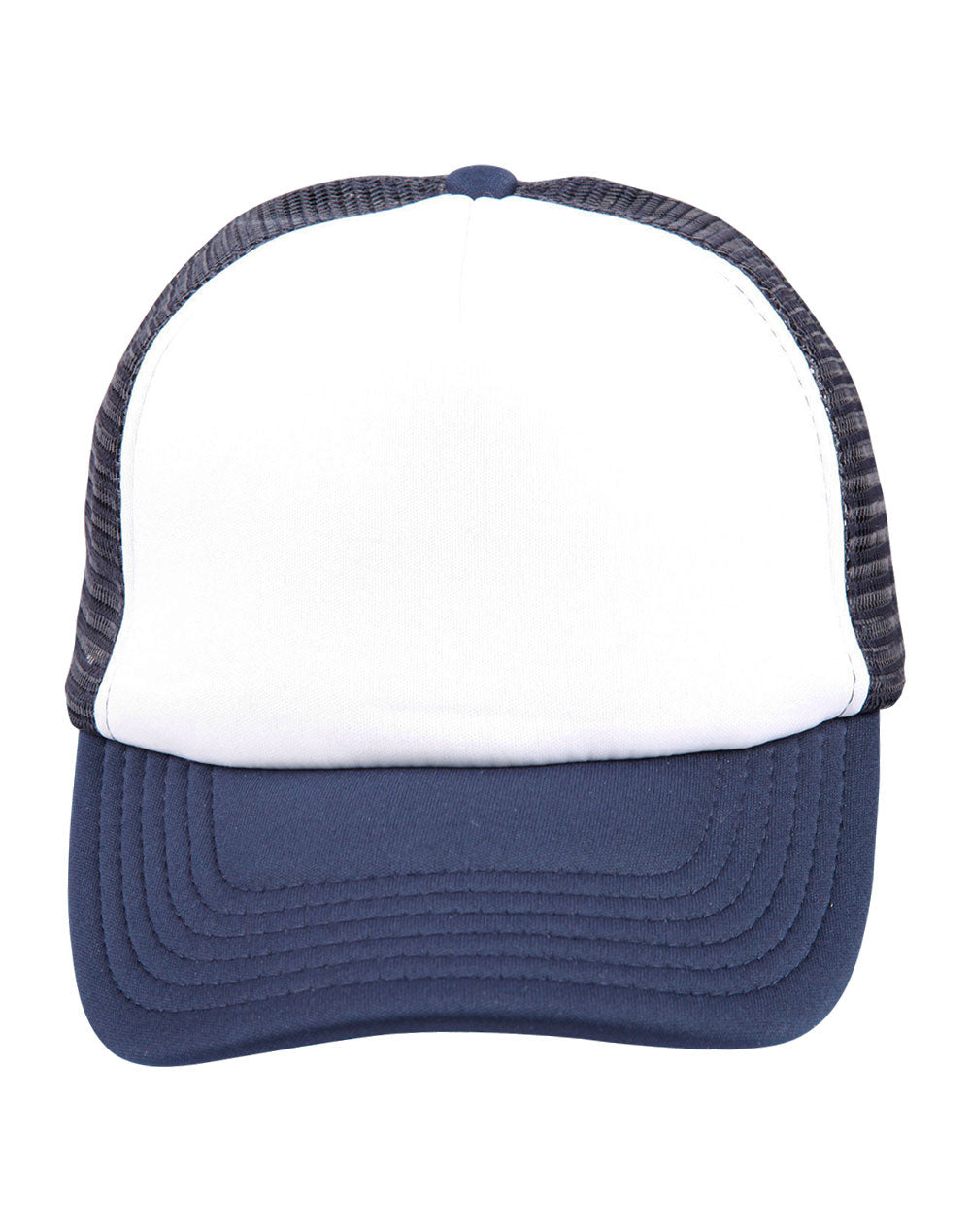 Trucker Cap - CH69 - White / Navy