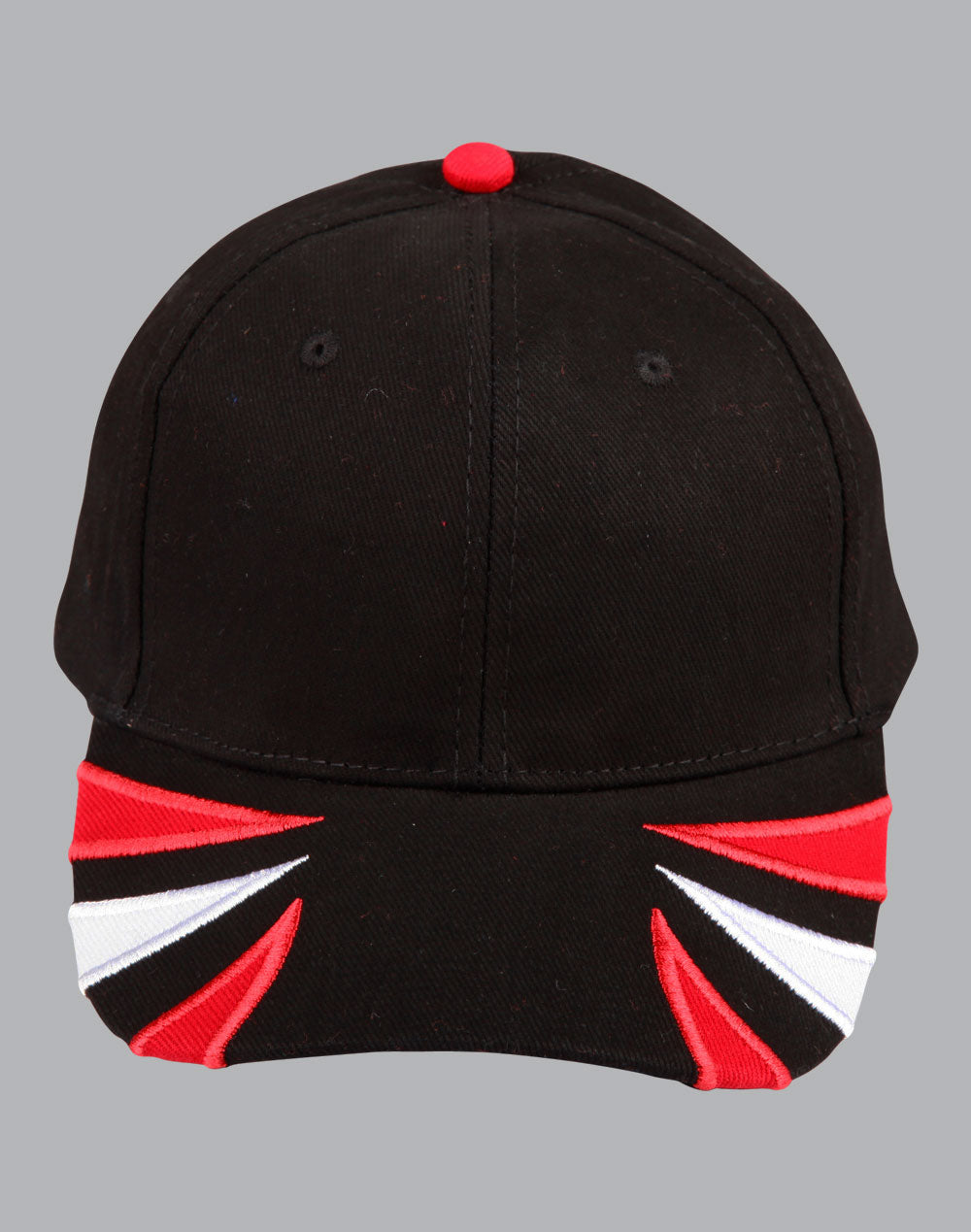 Spider cap H/B/C tri-color - CH80 - Black / White / Red