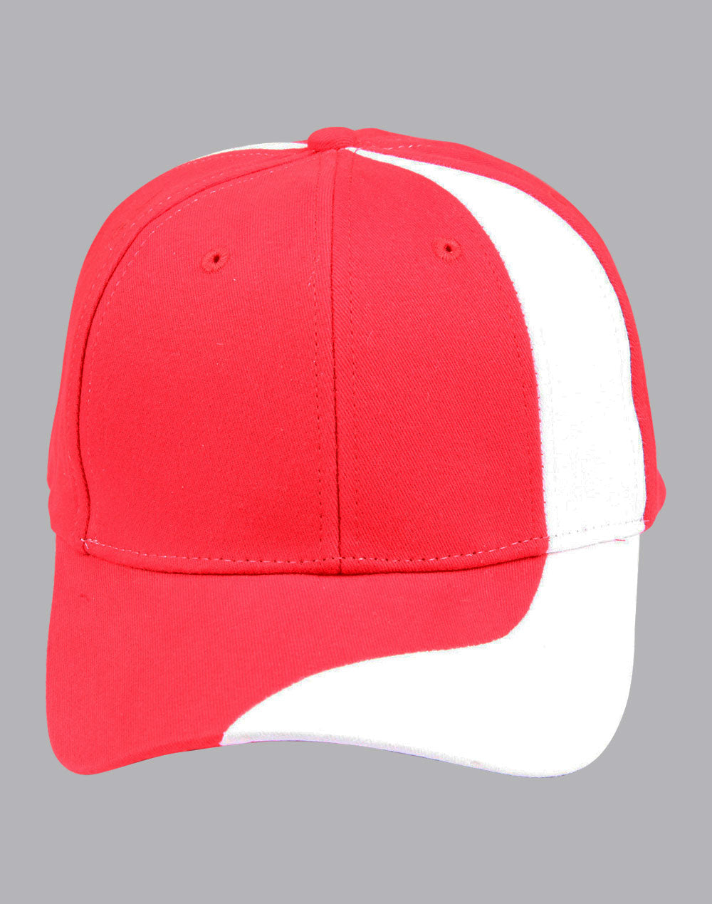 B/C/T baseball cap stripe - CH82 - Red / White
