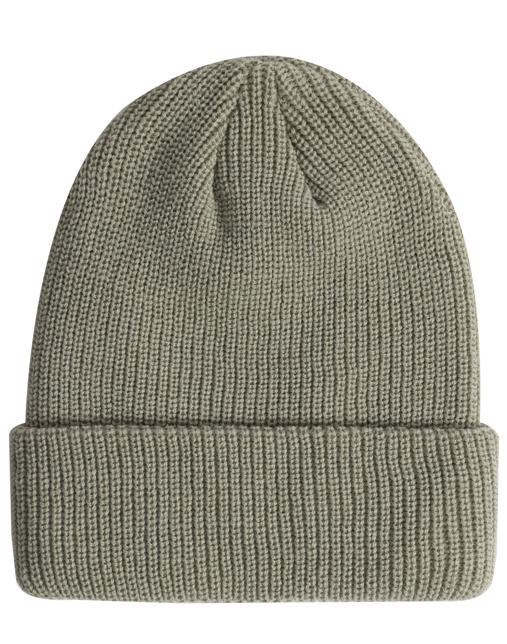 Roll Up Cable Knit Snug Beanie - CH85 - Smoke Sage