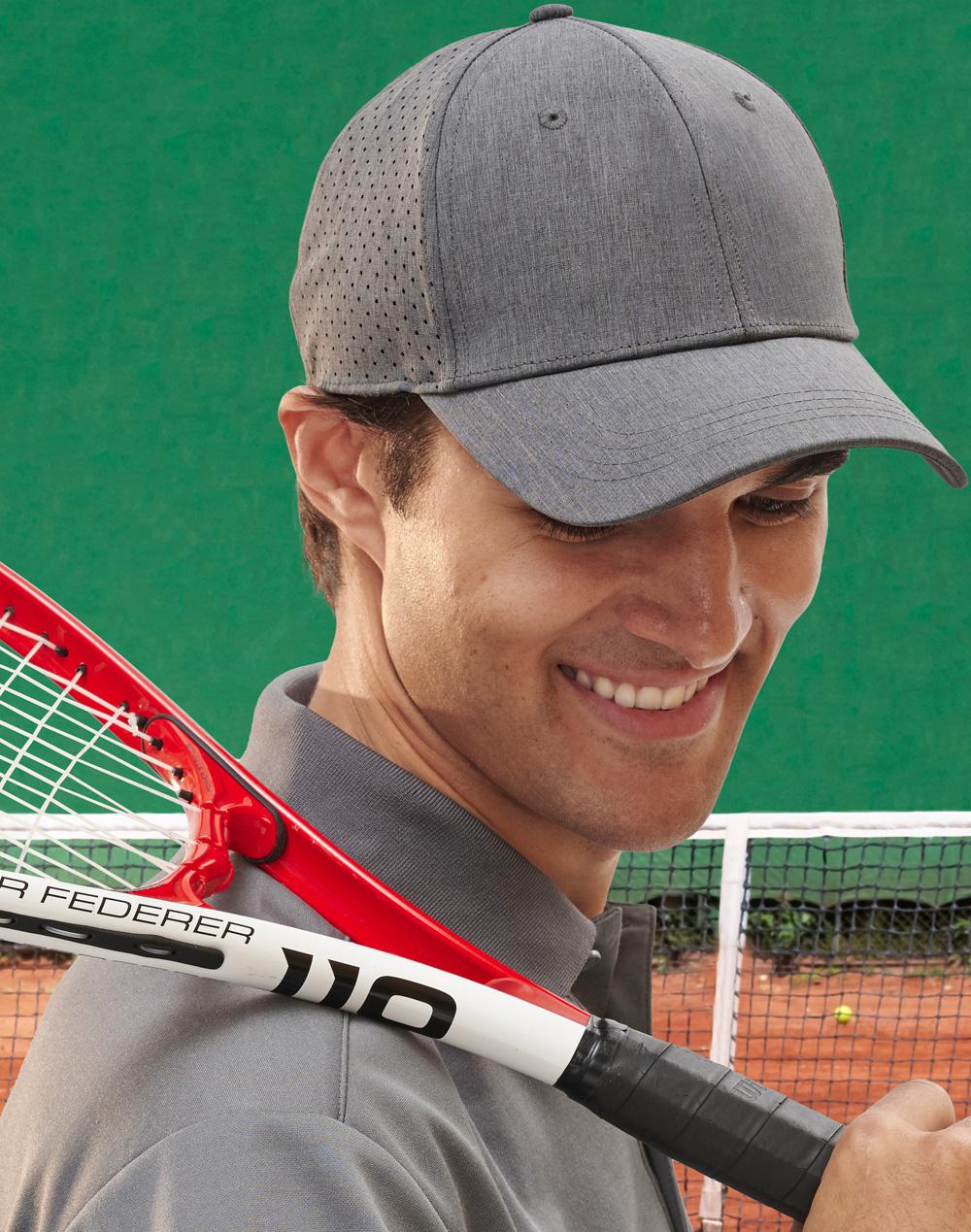 Winning Spirit 4-Way Stretch Laser Cut Runner's Cap CH88