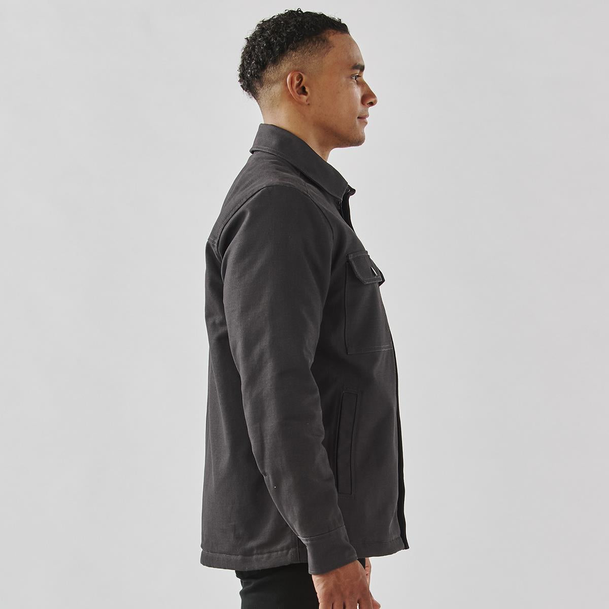 Men's Oxide Sherpa Lined Canvas Jacket - view