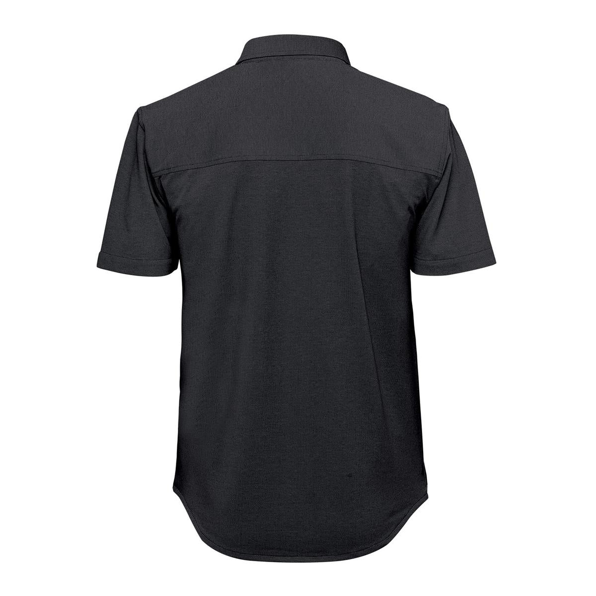 Men's Sonora Short Sleeve Knit Shirt - Black - Back