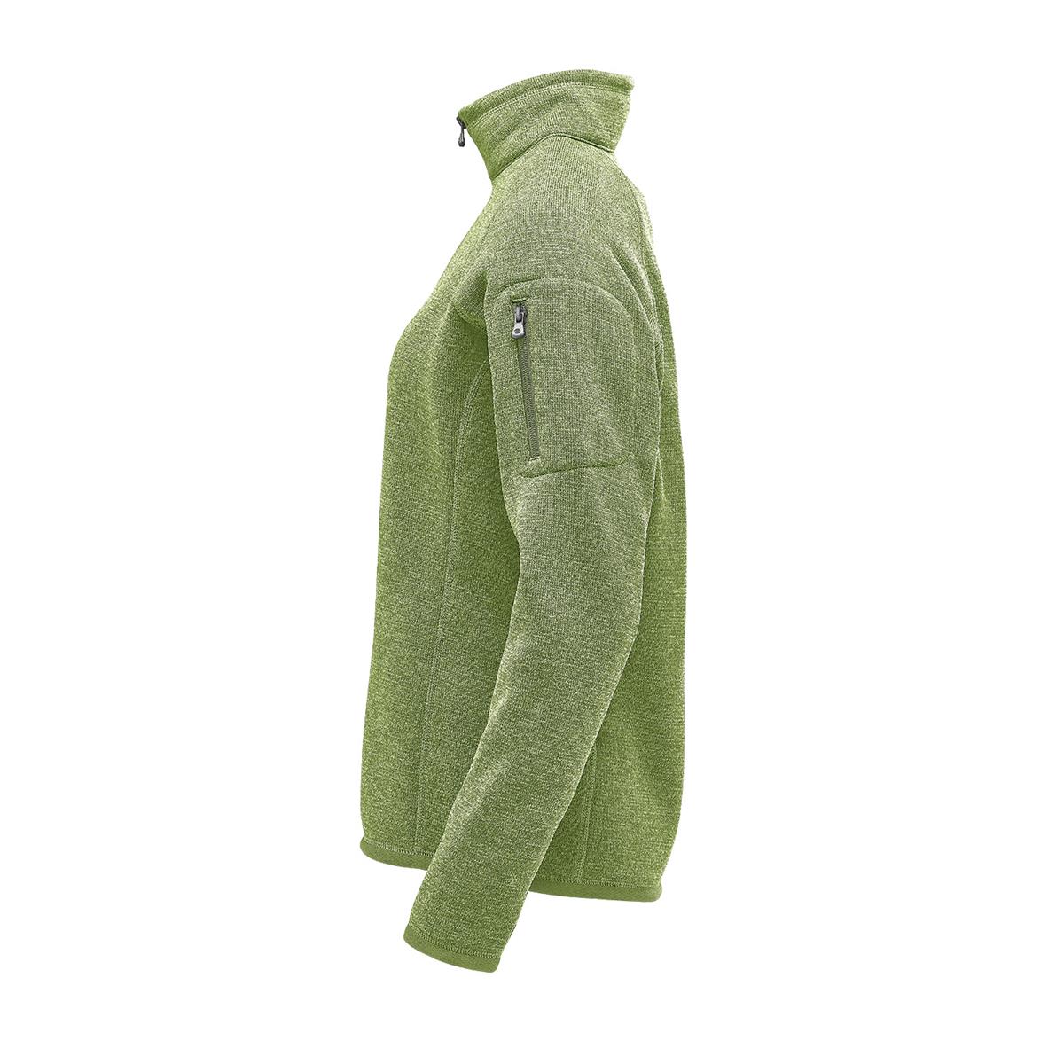 Women's Avalante 1/4 Zip Pullover - Sage Green Heather - Back
