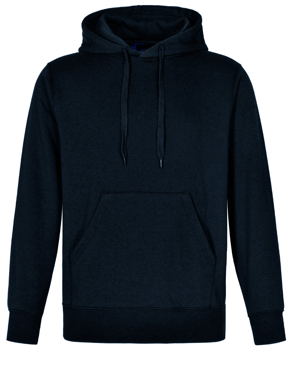 Adult's Close Front Contrast Fleecy Hoodie - FL09 - Navy