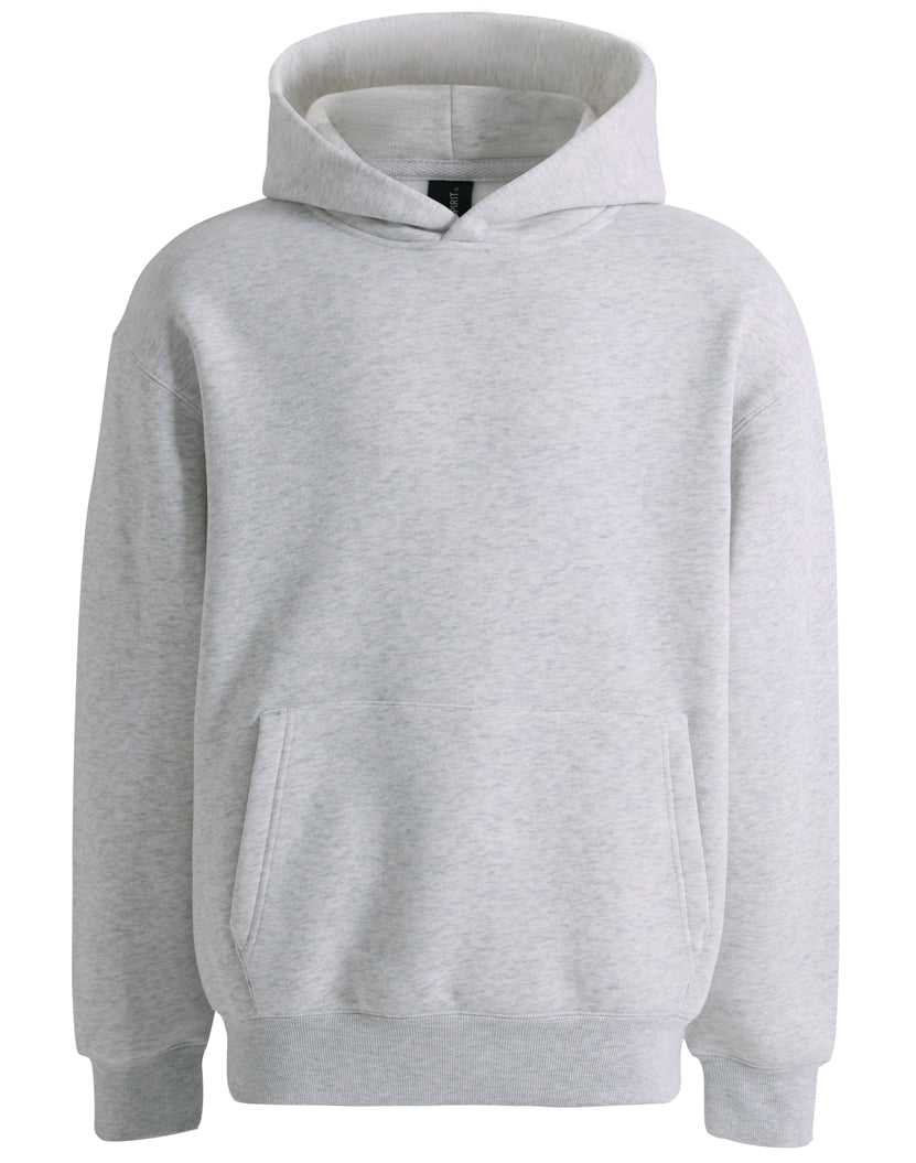Unisex Premium Fleece Oversized Hoodie - FL10 - White Marl