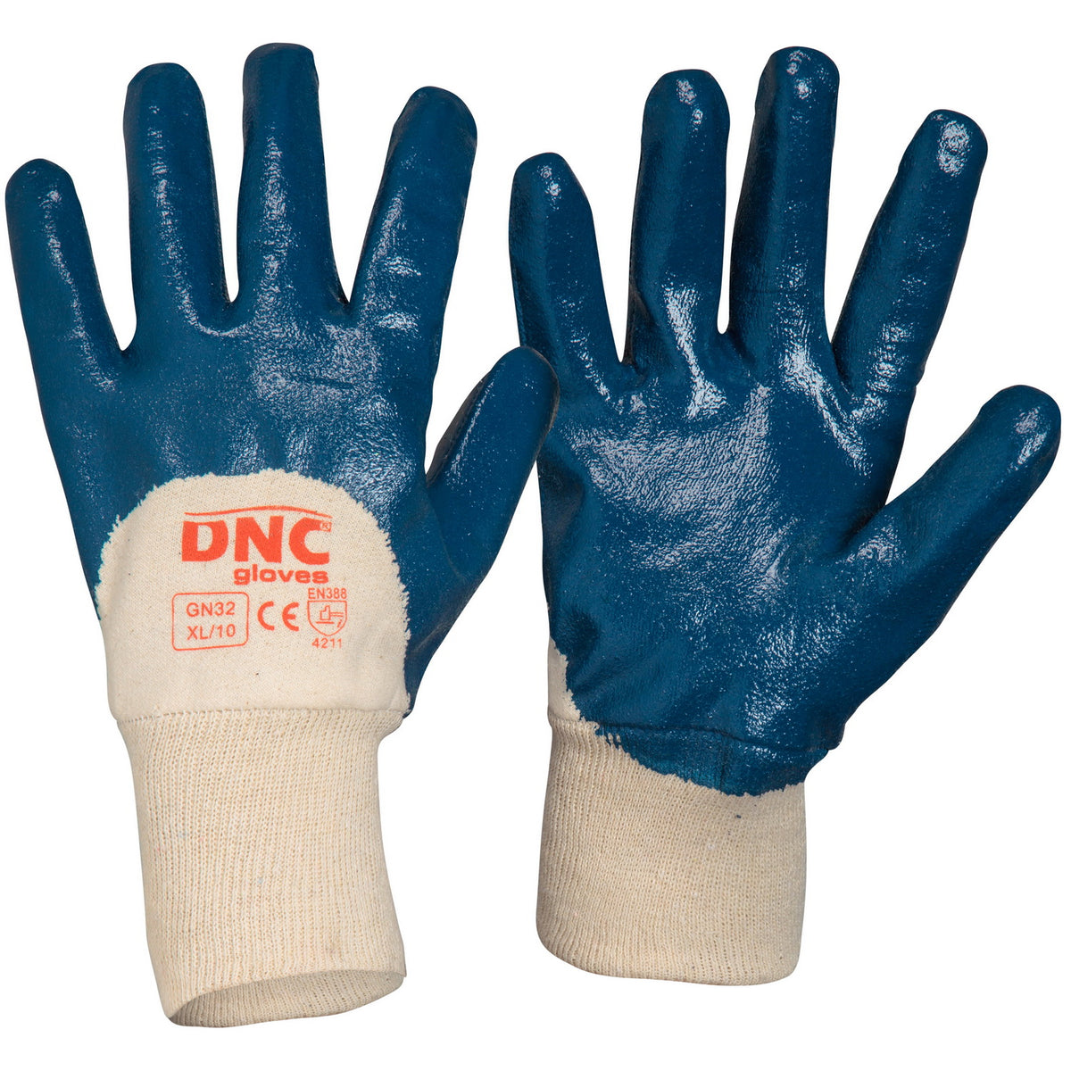 DNC Workwear Blue Nitrile 3/4 Dip GN32