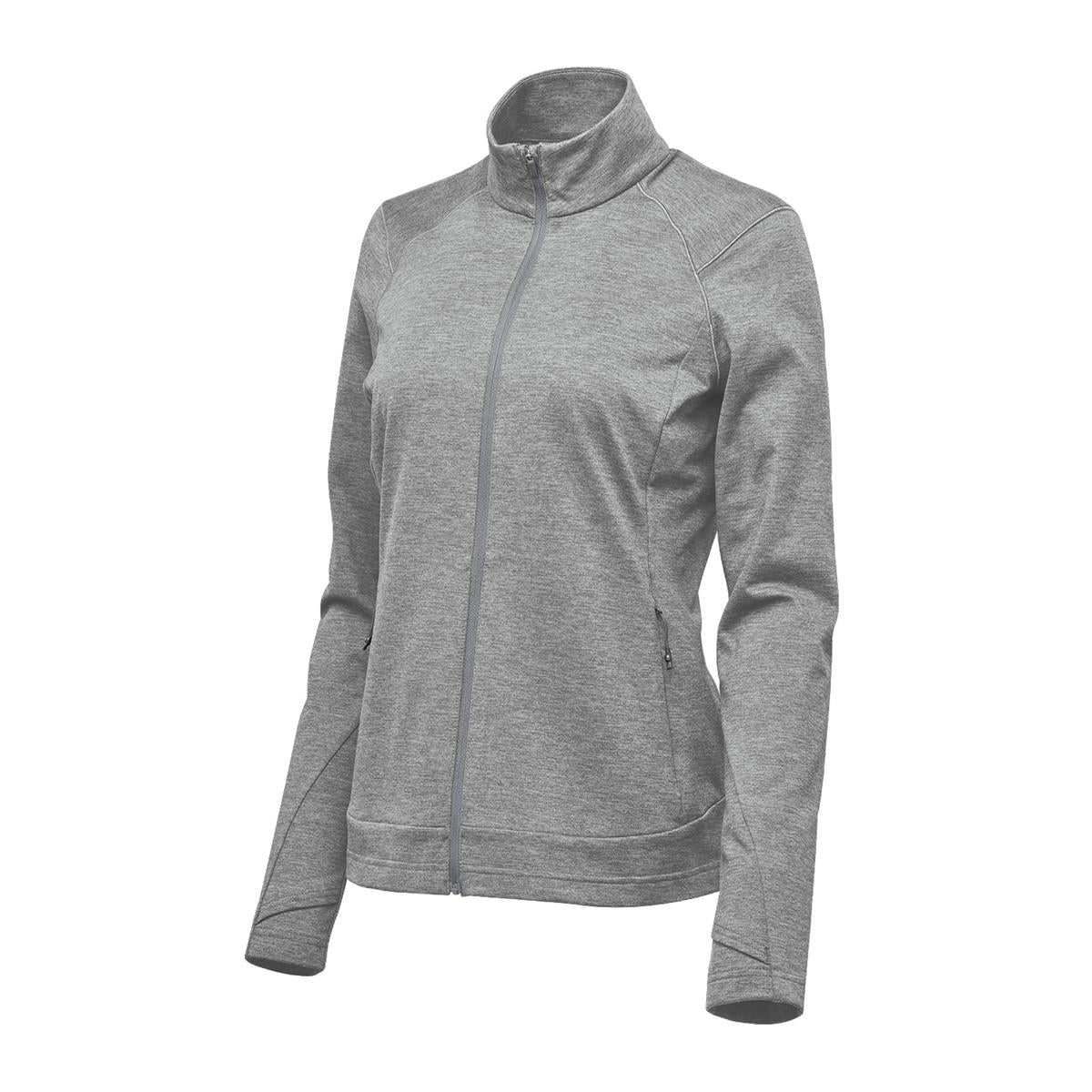 Women's Treeline Performance Jacket - Granite Heather - Back