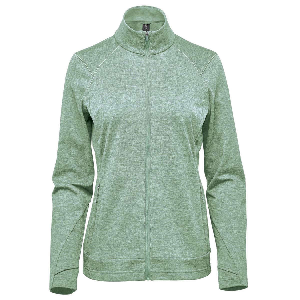 Women's Treeline Performance Jacket - Ice Blue Heather - Front