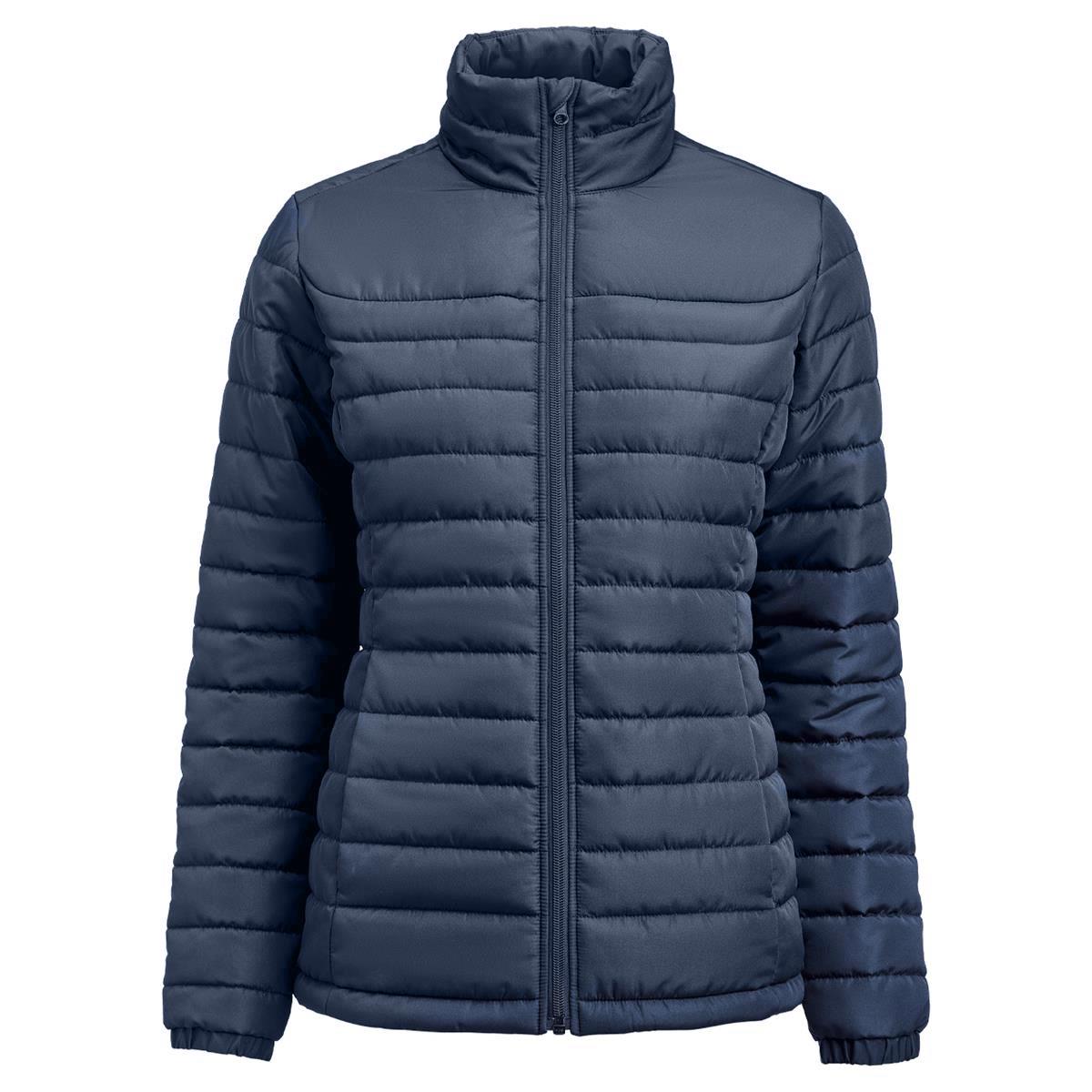 Arches Women's Padded Jacket - Navy - Front