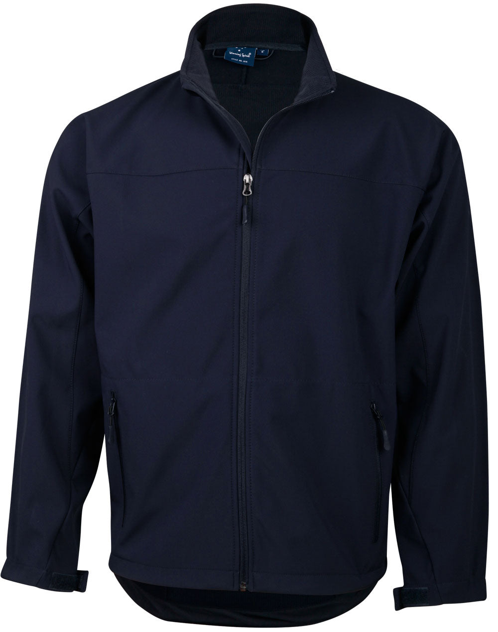 Men's Softshell Contrast Jacket - JK15 - Navy