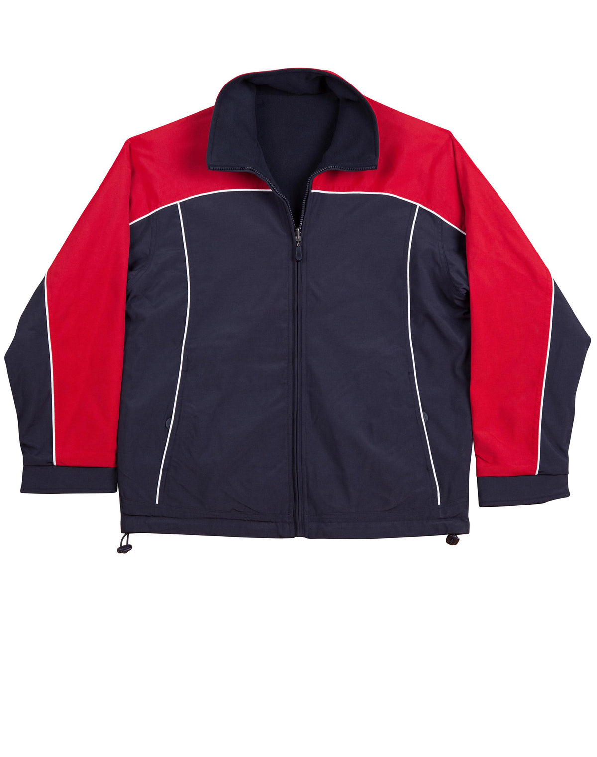 Reversible jacket contrast colors - JK22 - Navy / White / Red