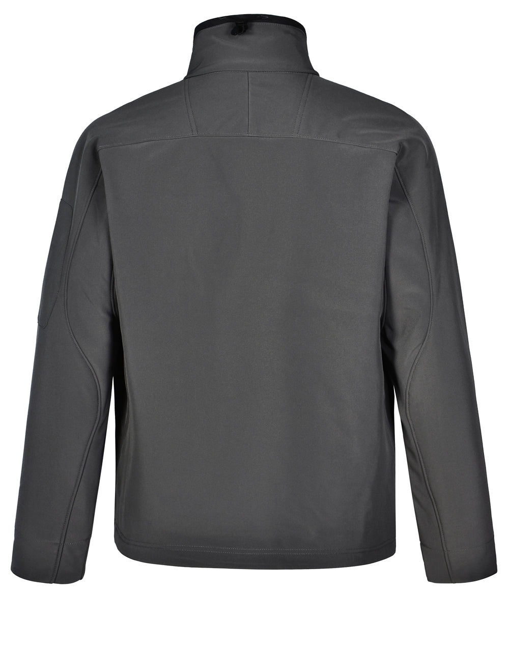 Men's Softshell High-Tech Jacket - Charcoal - Back