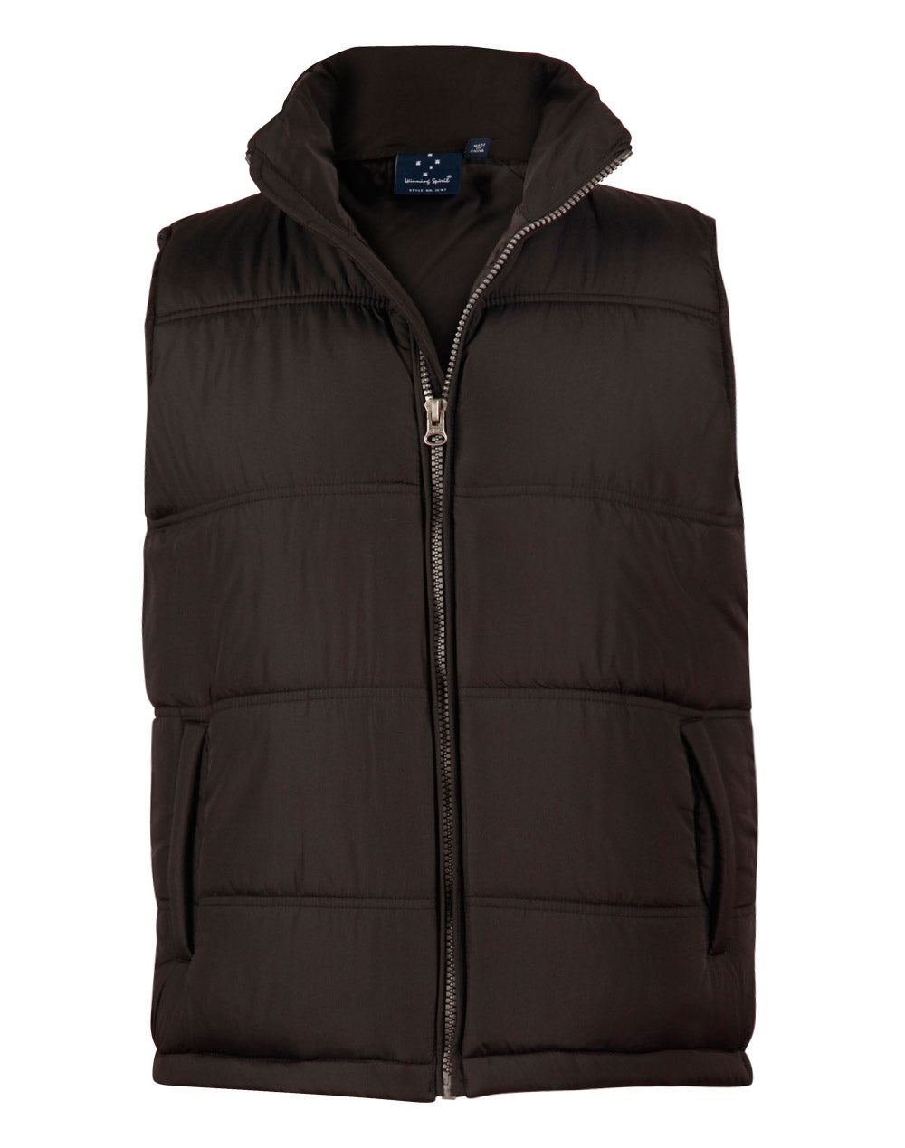 Adult's Heavy Quilted Vest - JK47 - Black