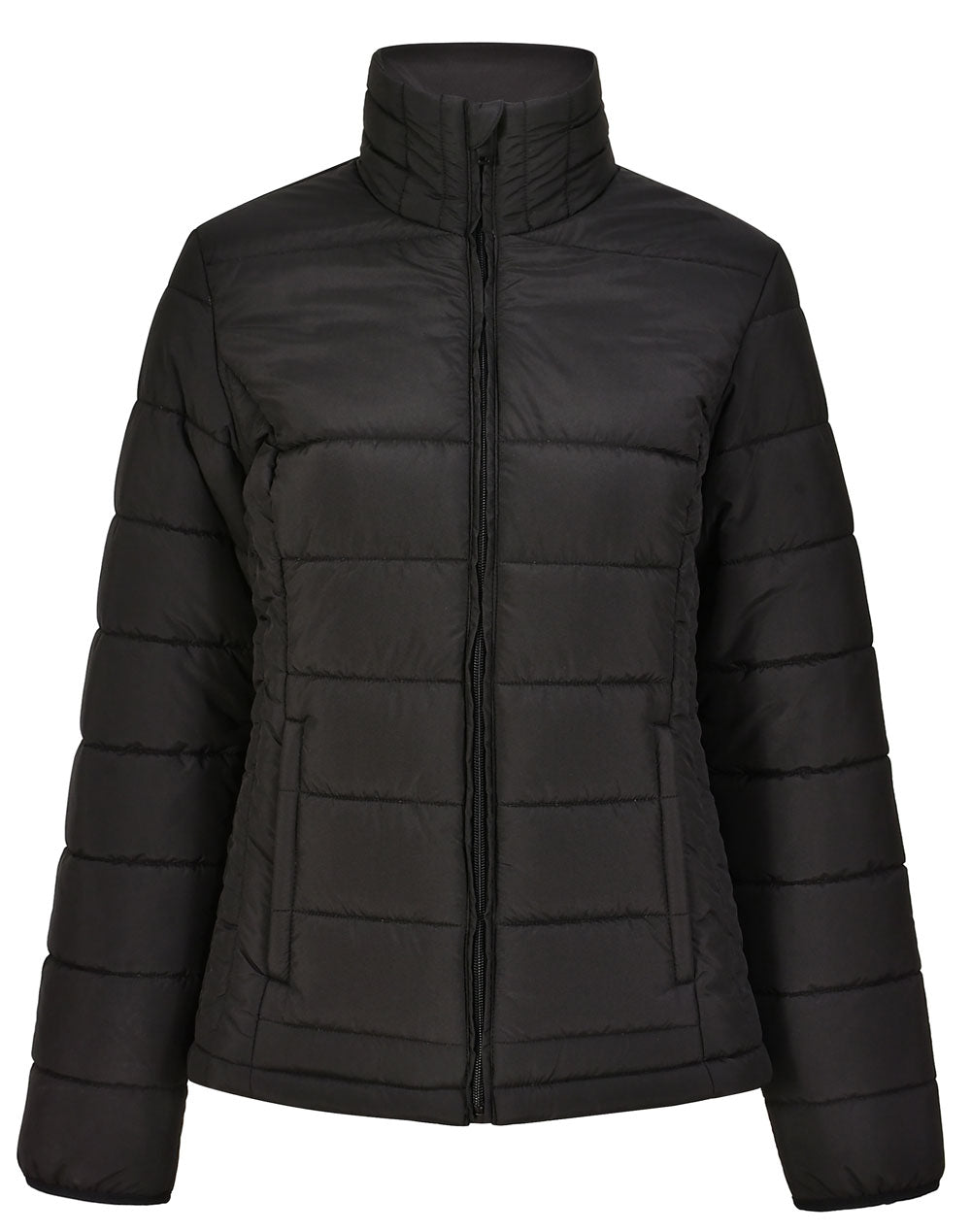 Ladies' Sustainable Insulated Puffer Jacket (3D Cut) - JK60 - Black