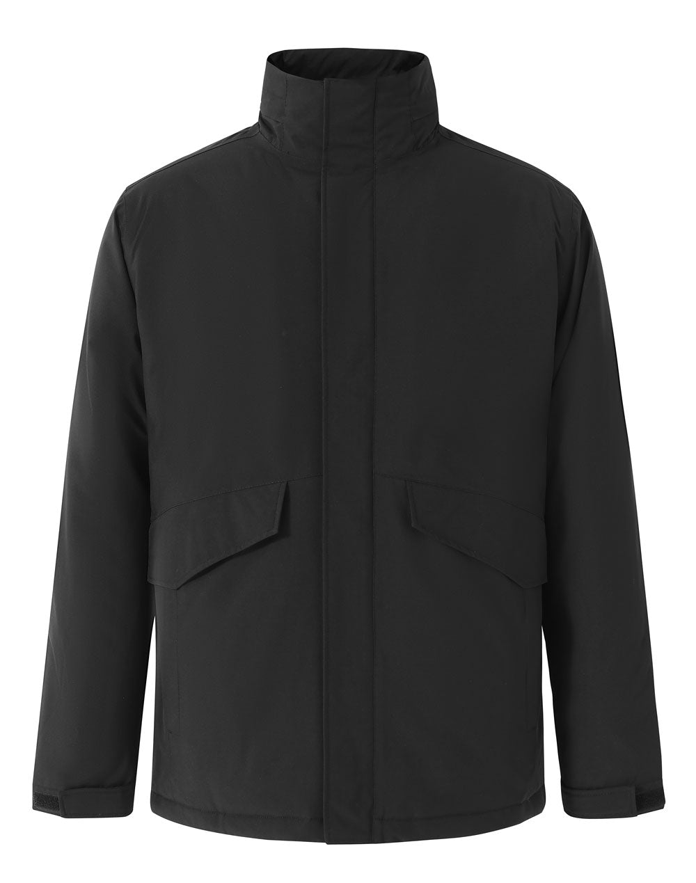 Unisex Quilted Waterproof Jacket - JK65 - Black