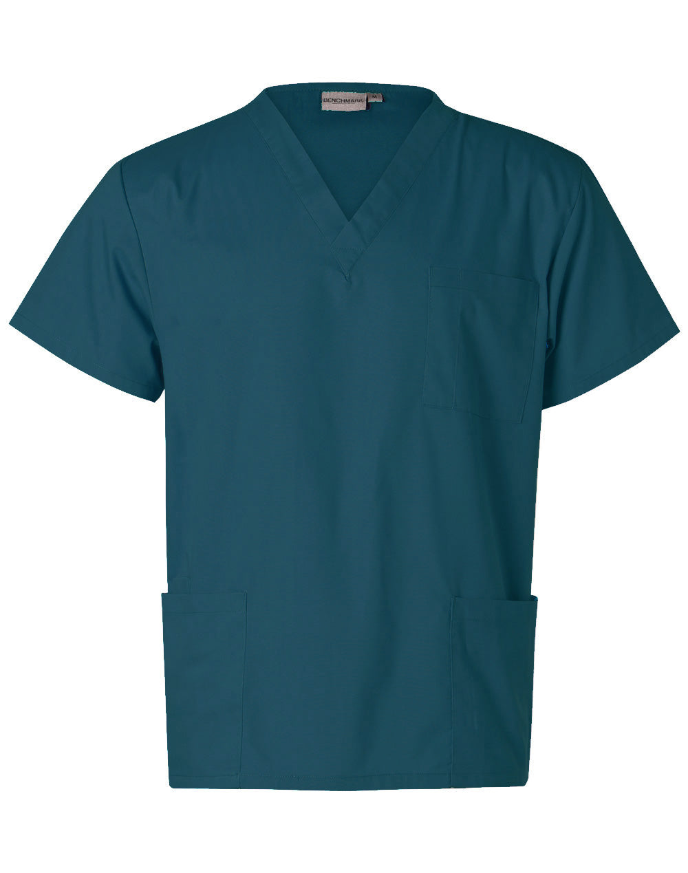 Unisex Scrubs Short Sleeve Tunic Top - M7630 - Teal