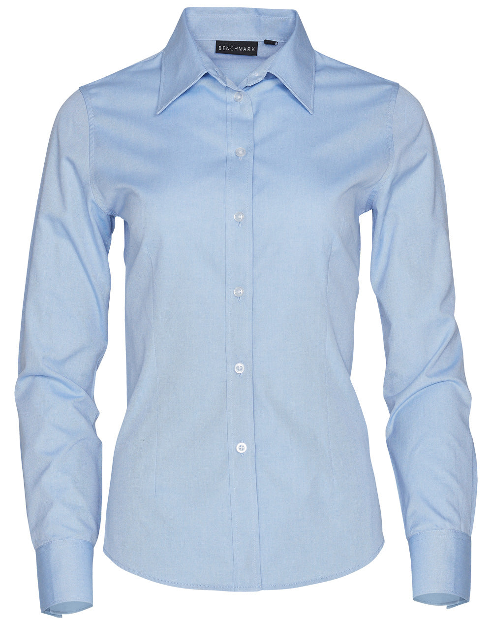 Women's CVC Oxford L/S Shirt - M8040L - Blue