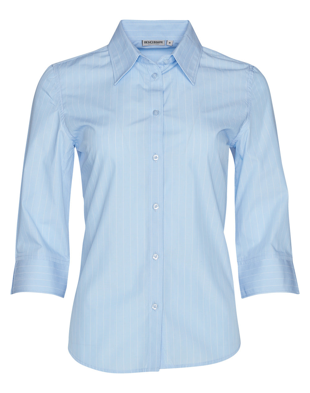 Blue Chambray.White
