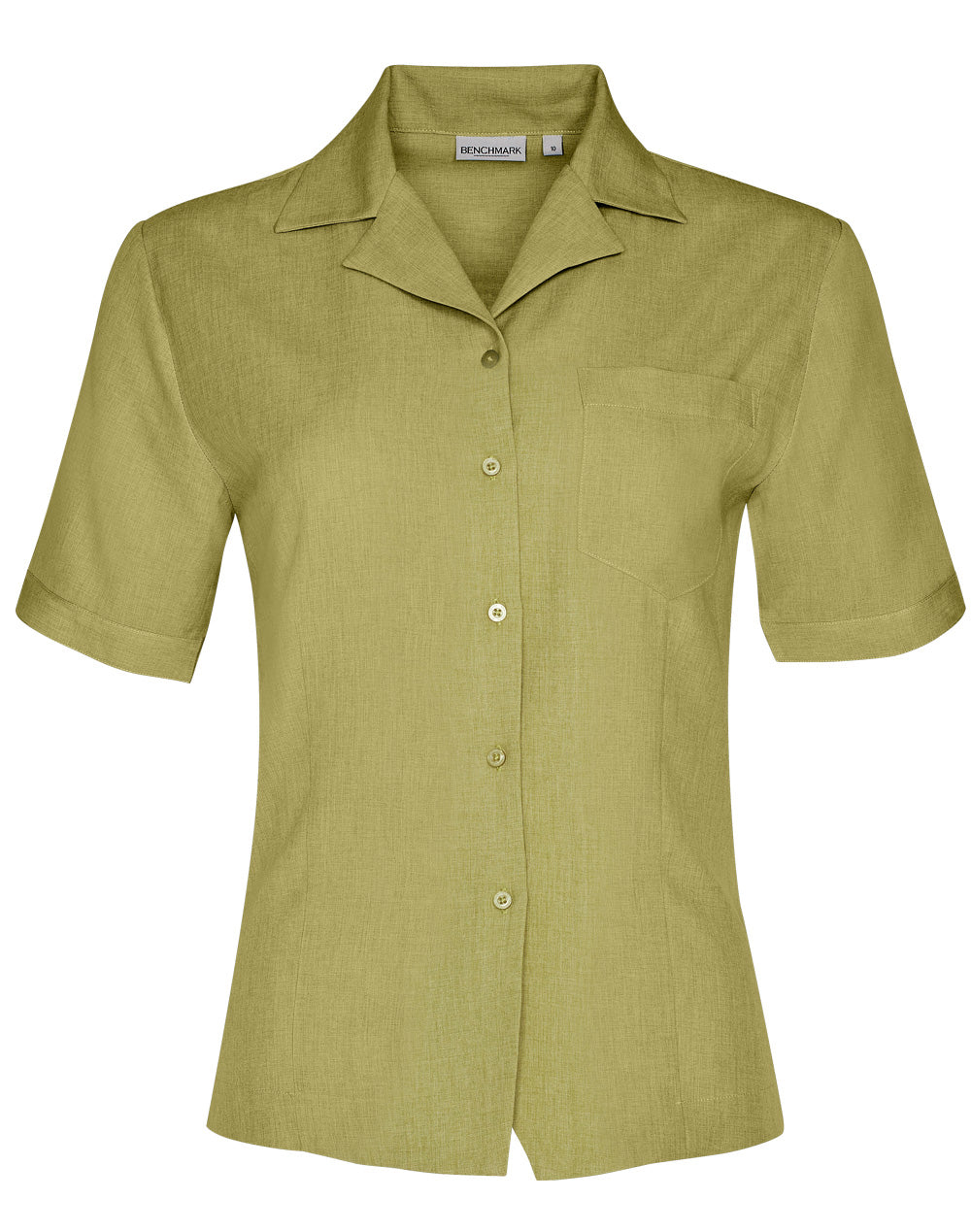 Women's Cooldry Short Sleeve Overblouse - M8614S - Avocado