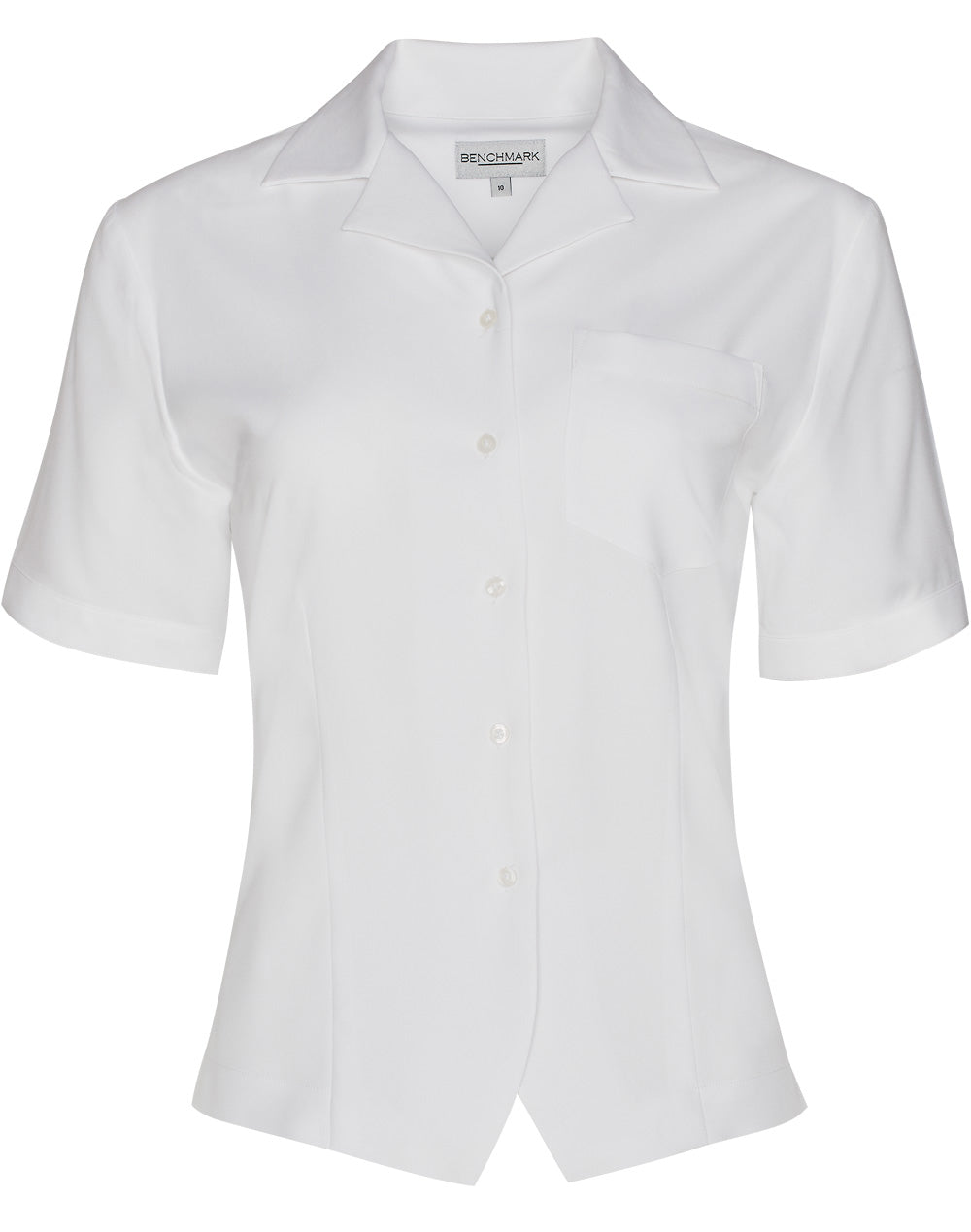 Women's Cooldry Short Sleeve Overblouse - M8614S - White