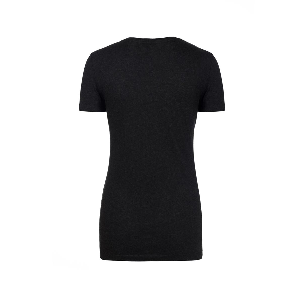 Women's Tri-Blend Crew - Vintage Black - Back
