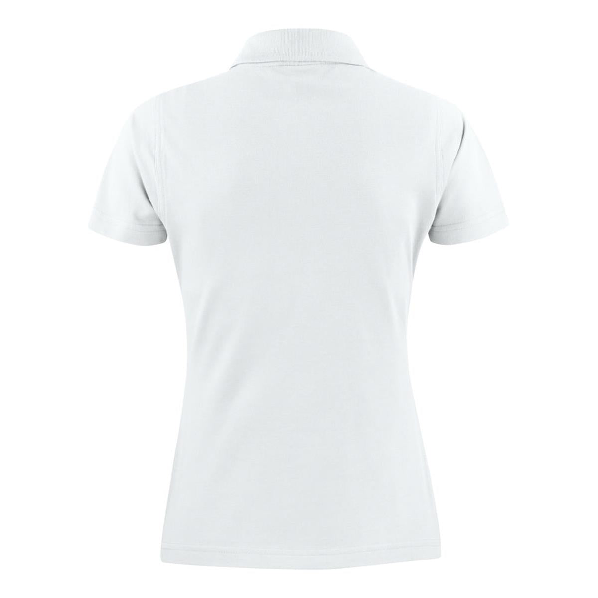 Surf Women's Cotton Polo - White - Back