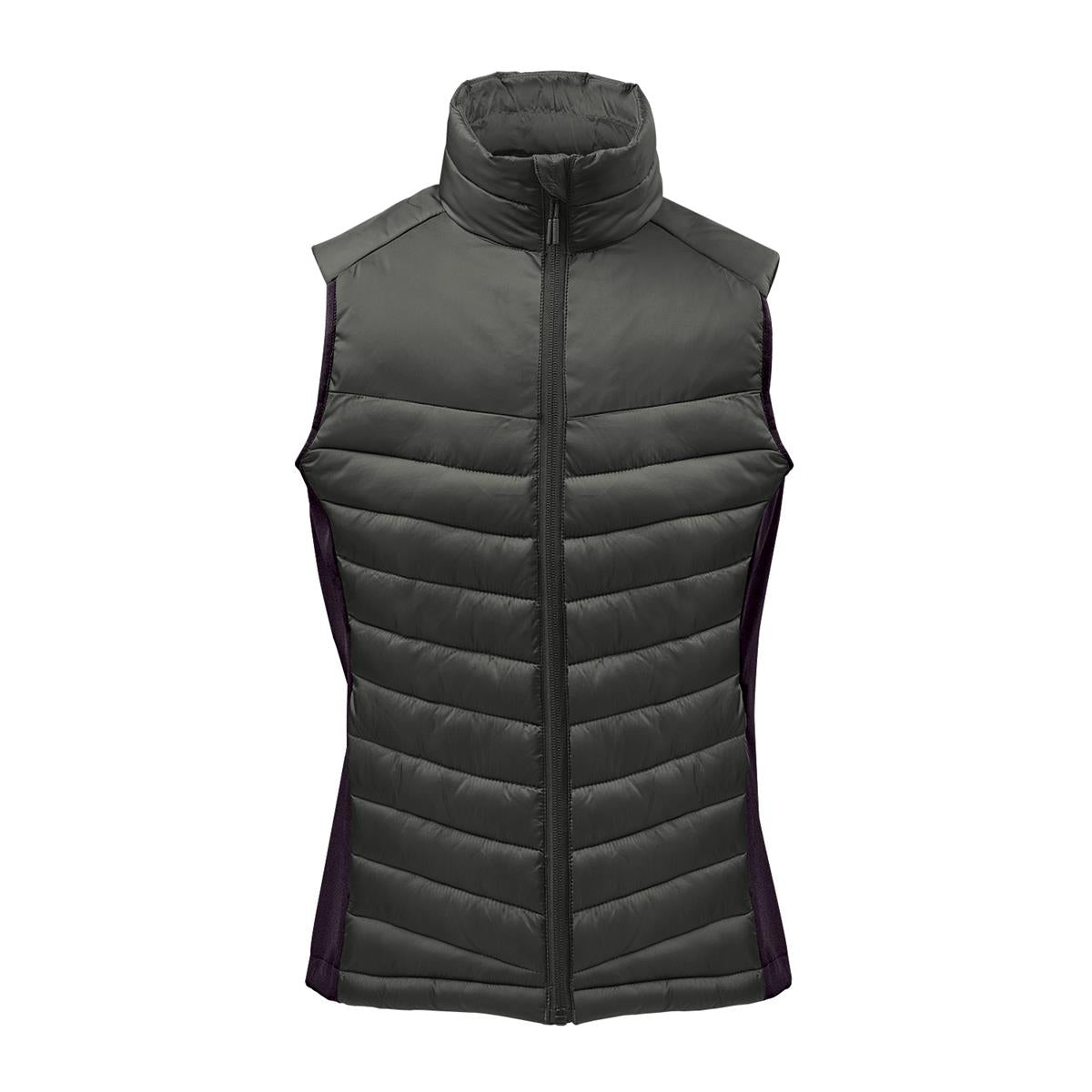 Women's Montserrat Thermal Vest - Granite / Black - Front