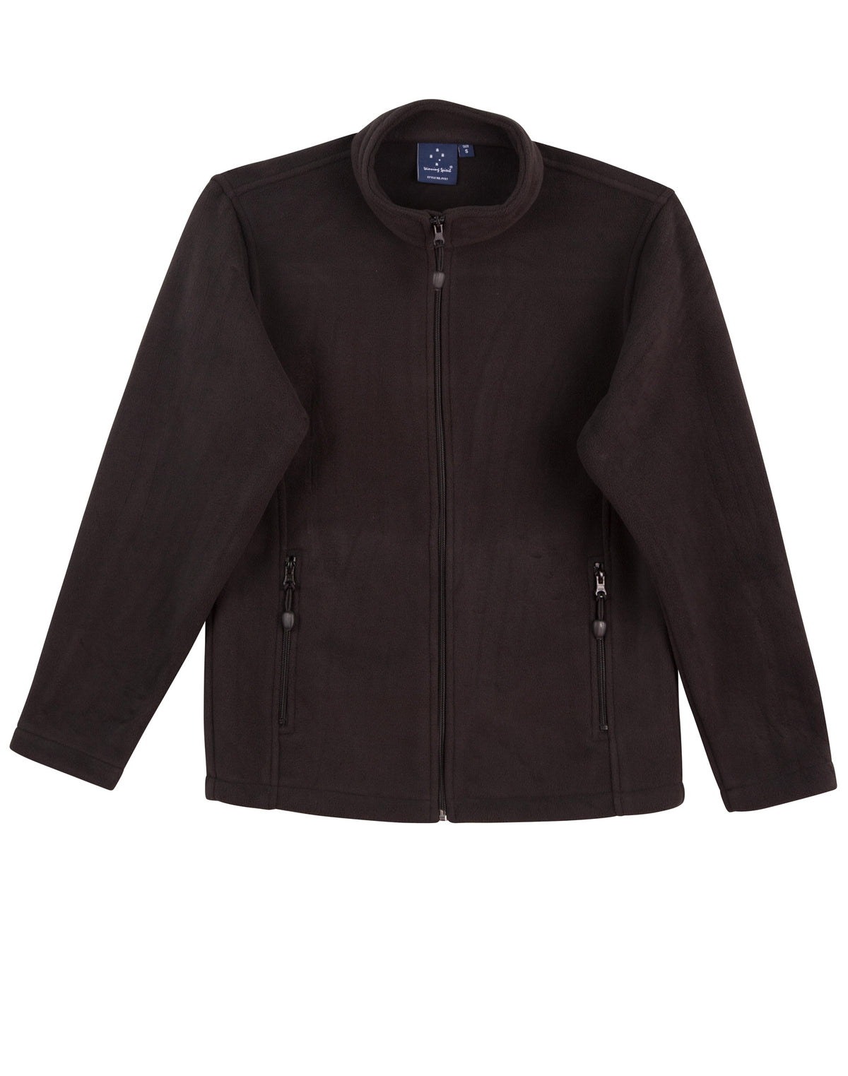 kids bonded P/F full zip jacket - PF07K - Black