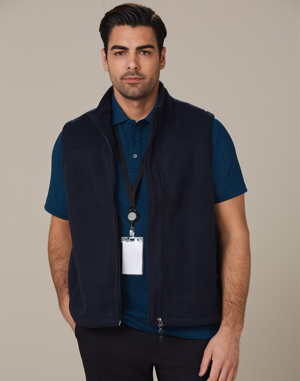 Winning Spirit Man's bonded polar fleece vest PF09