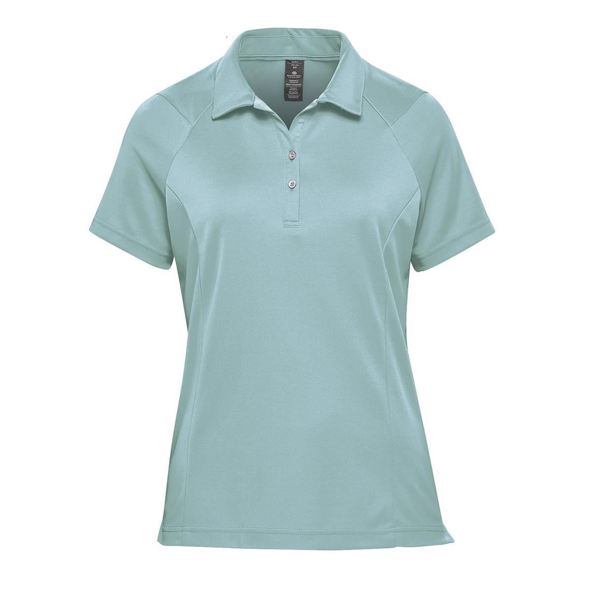Women's Milano Sports Polo - Ice Blue - Front