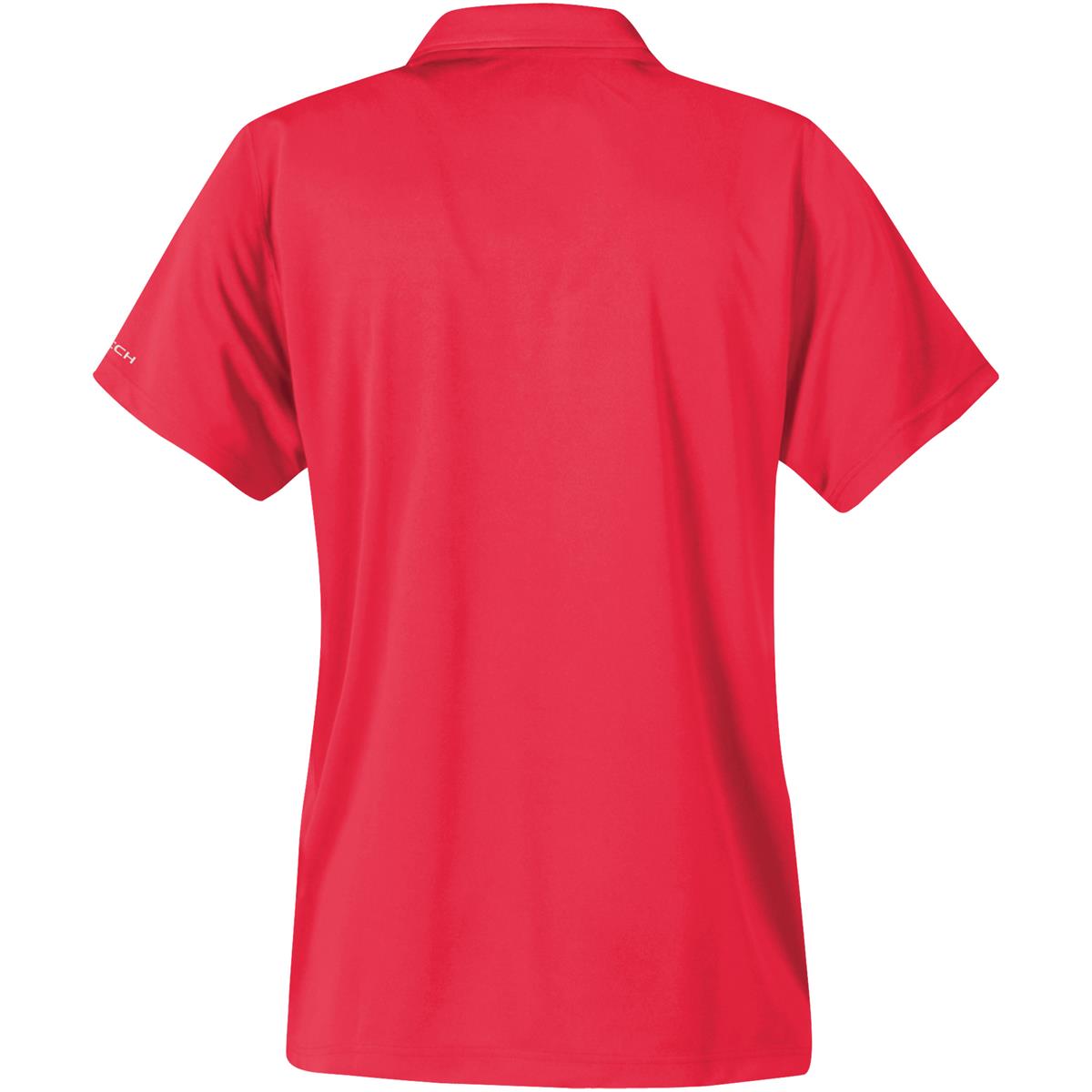 Women's Apollo H2X-Dry Polo - Scarlet Red - Back