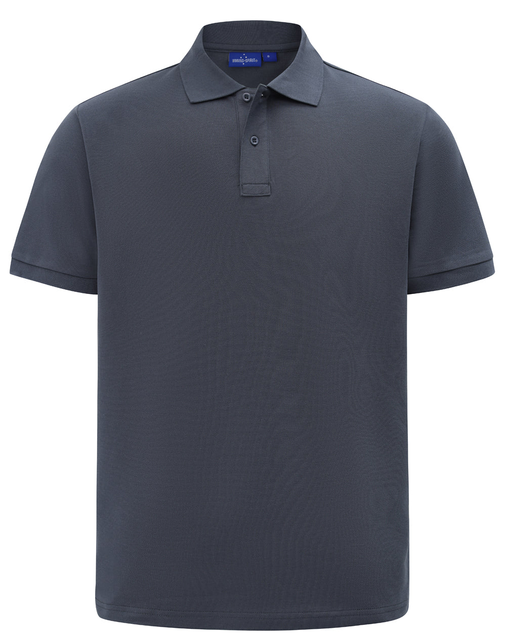 Mens Classic Cotton/Poly Pique Short Sleeve Polo - Storm Grey