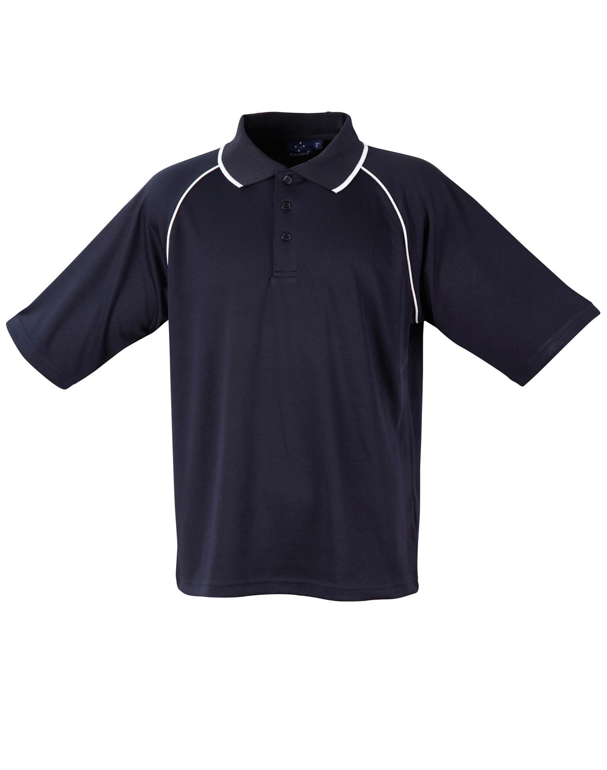 mens cooldry raglan S/S polo - PS20 - Navy / White