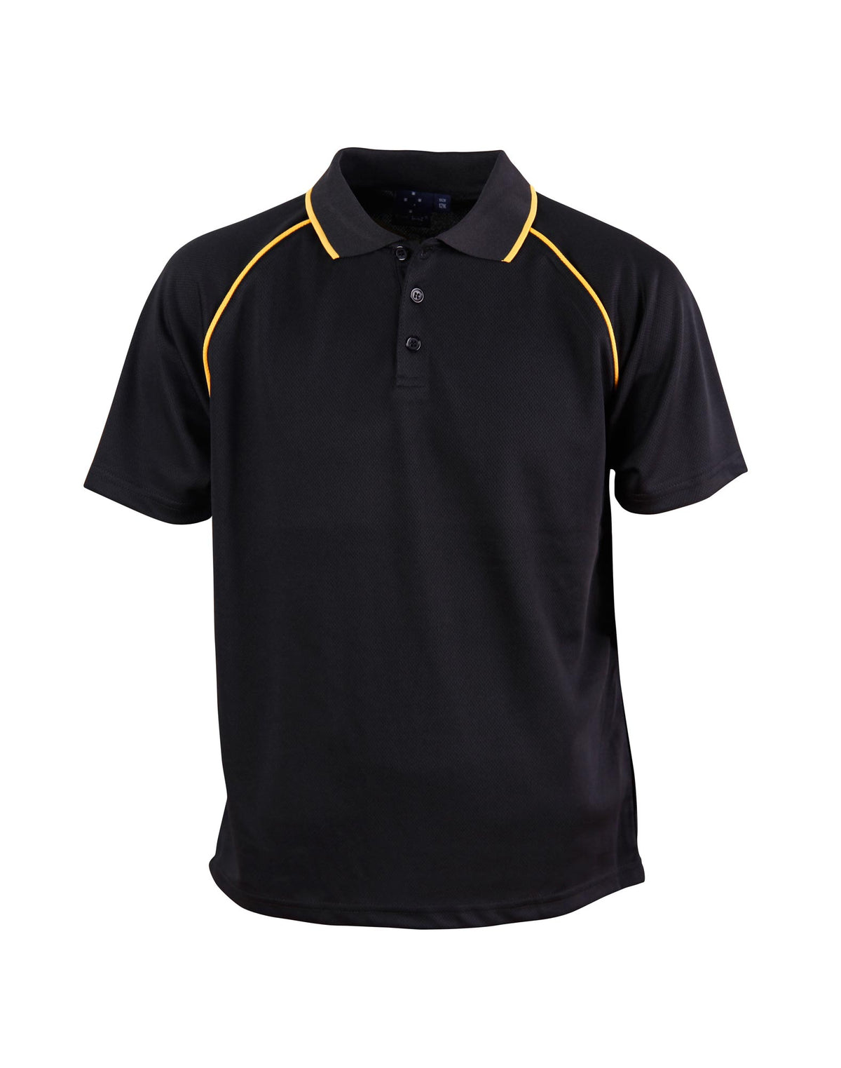 Kid's Cooldry raglan S/S - PS24 - Black / Gold