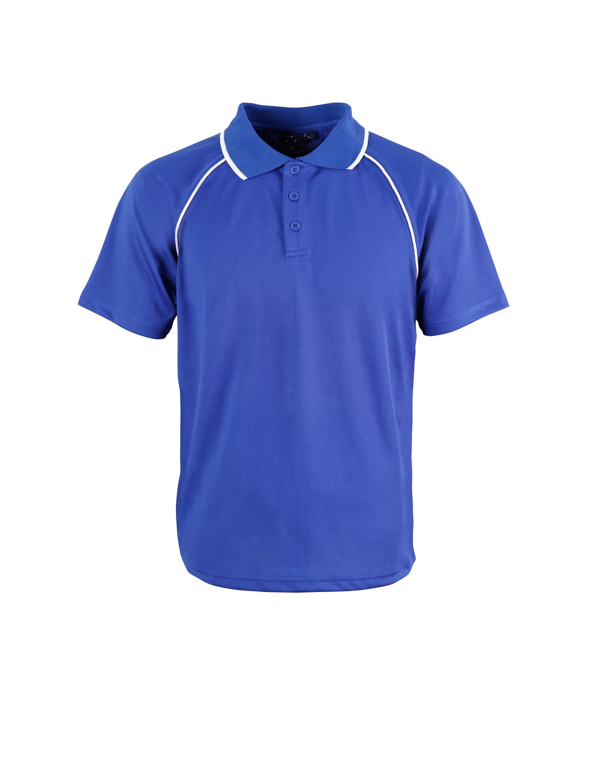 Kid's Cooldry raglan S/S - PS24 - Royal / White