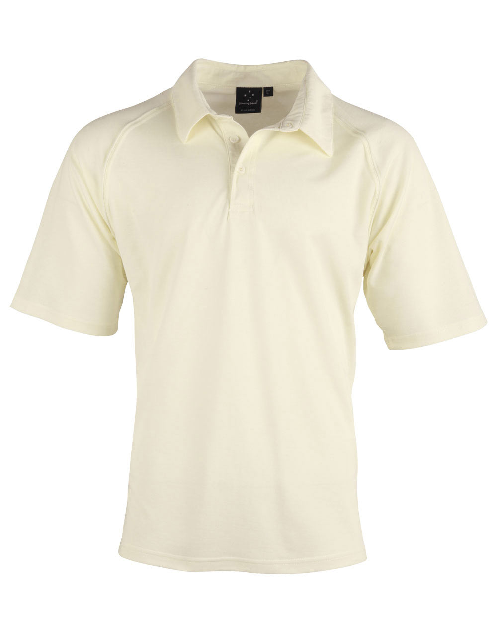 Mens cooldry cricket polo - PS29 - Cream