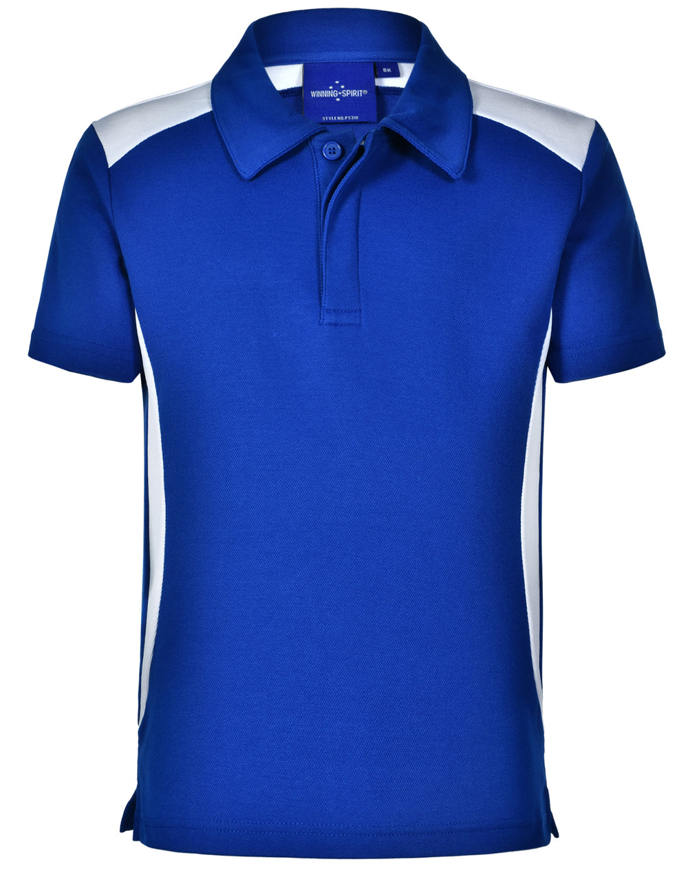 Chidren's Truedry contrast polo - PS31K - Royal / White