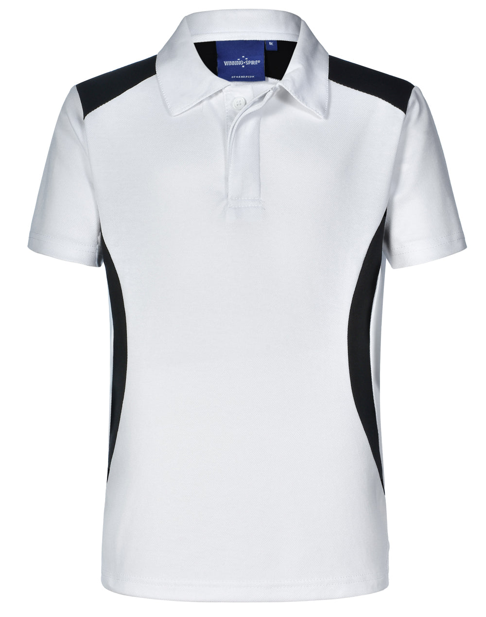 Chidren's Truedry contrast polo - PS31K - White / Black
