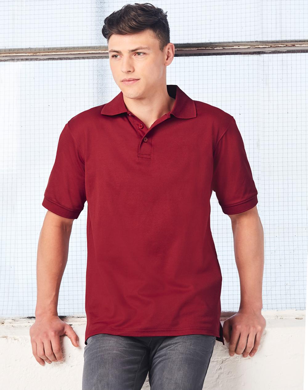 Winning Spirit Men's Cotton Back Truedry S/S Polo PS33