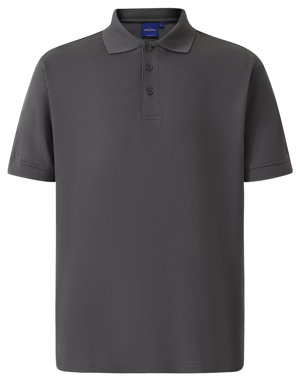 Men's Cotton Back Truedry S/S Polo - PS33 - Steel Grey