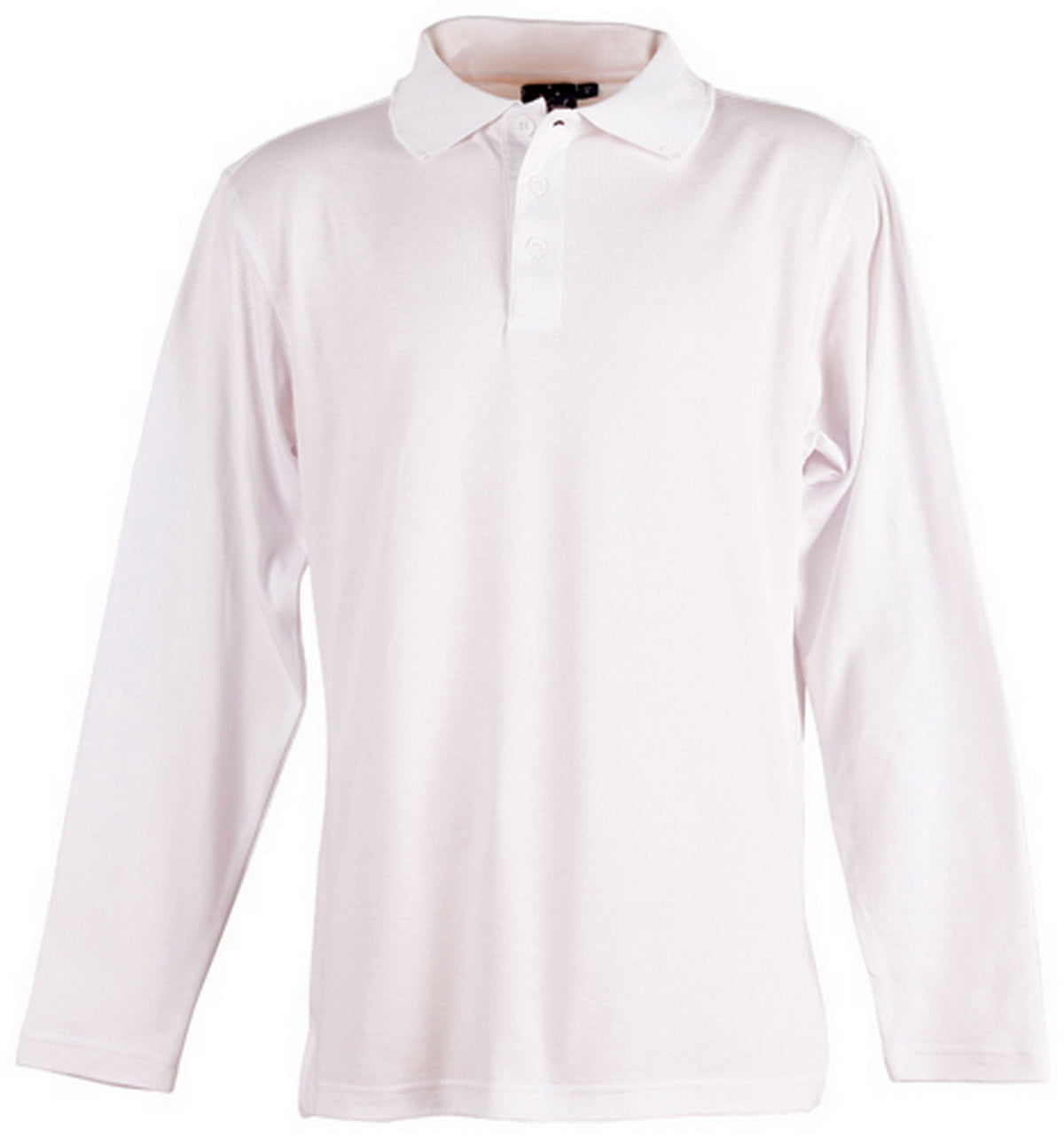 Men's Cotton Back Truedry L/S Polo - PS35 - White